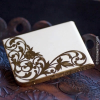 Elgin Elgin-Golden Arabesque Cigarette Case
