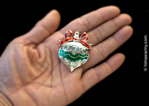 Christmas Tree Ornament Vintage Brooch And Pendant Top - Image 4