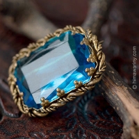 W.Germany-Large Jewel Marine Candy Brooch