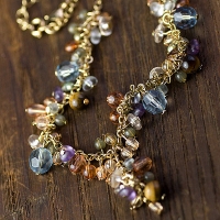 Nina Ricci For Avon-Candy-Colored Beaded Necklace
