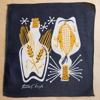 Tammis Keefe-Wheat And Whiskey Bottle-Linen Cocktail Napkins