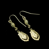 1928-Victorian Golden Earrings