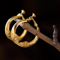 Goldette-Lamb Hoop Earrings