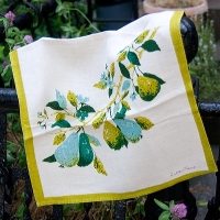 Luther Travis-Pear Pattern Art Linen Kitchen Cloth