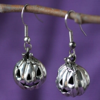 Halloween! Pumpkin Jack-O-Lantern Earrings