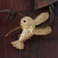 BSK-Hummingbird Brooch