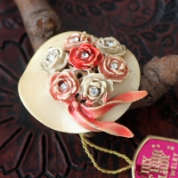 BSK-My Fair Lady Flower Hat Brooch