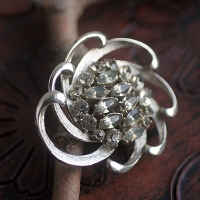 Kramer-Whirlpool Flower Brooch