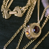 Goldette-Jewel Opera Triple Long Necklace
