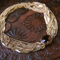 12 Large Jewel Choker Necklace