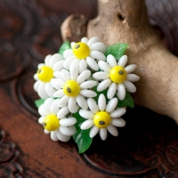 Germany-Chamomile Bouquet Brooch