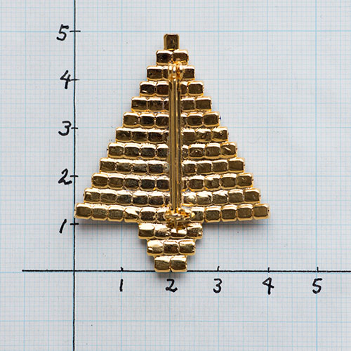 Stardust Christmas Tree Vintage Brooch - Image 3